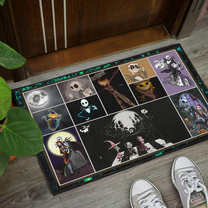 Jack Skellington The Nightmare Before Christmas Door Mat Cartoon Home Decor Custom For Fans NT033001