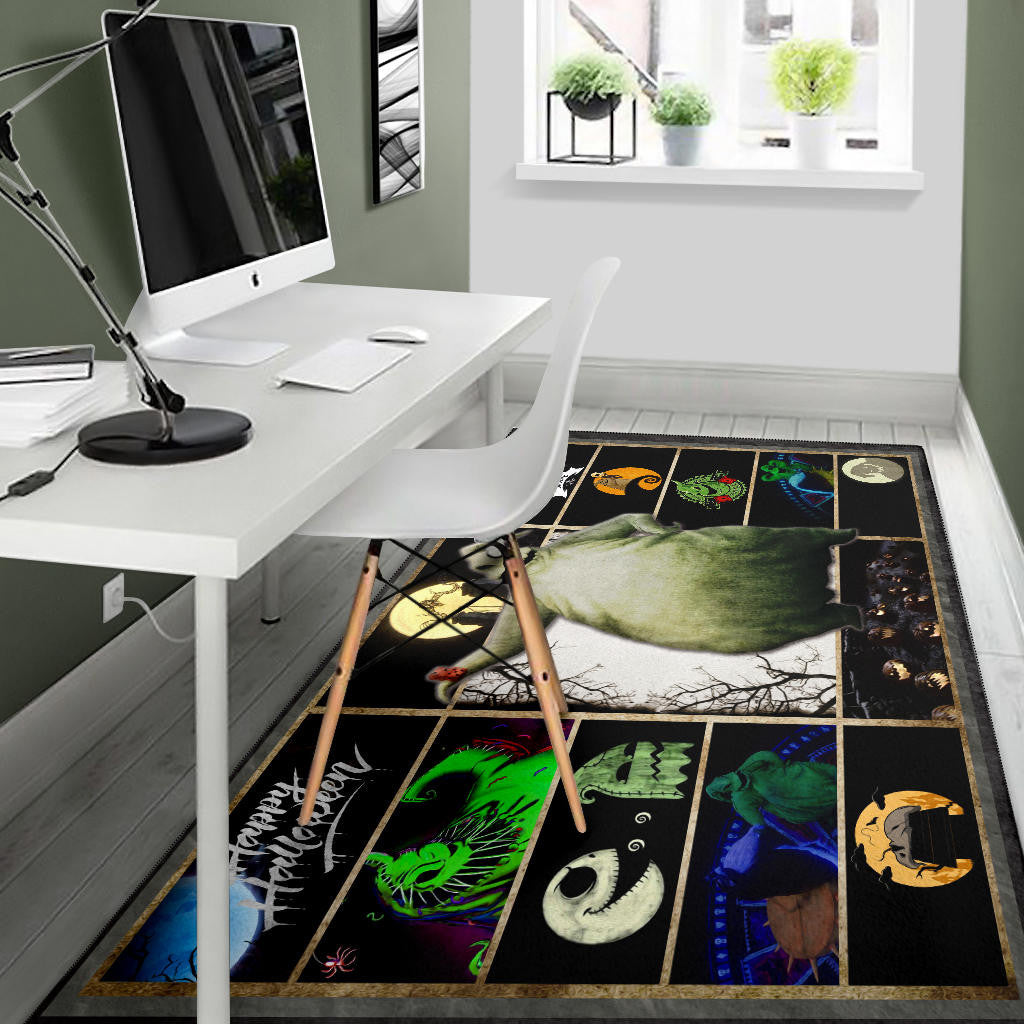 Oogie Boogie The Nightmare Before Christmas Area Rug Cartoon Home Decor Custom For Fans NT033001
