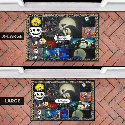 Jack And Sally The Nightmare Before Christmas Door Mat Cartoon Home Decor Custom For Fans NT033002