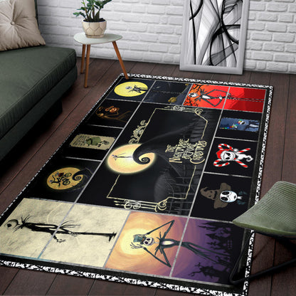 Jack Skellington The Nightmare Before Christmas Area Rug Cartoon Home Decor Custom For Fans NT032901