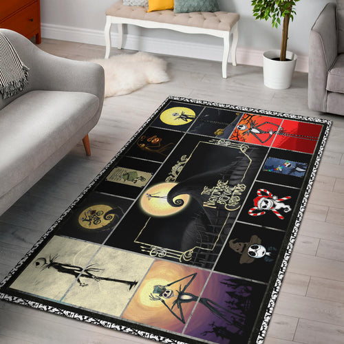 Jack Skellington The Nightmare Before Christmas Area Rug Cartoon Home Decor Custom For Fans NT032901
