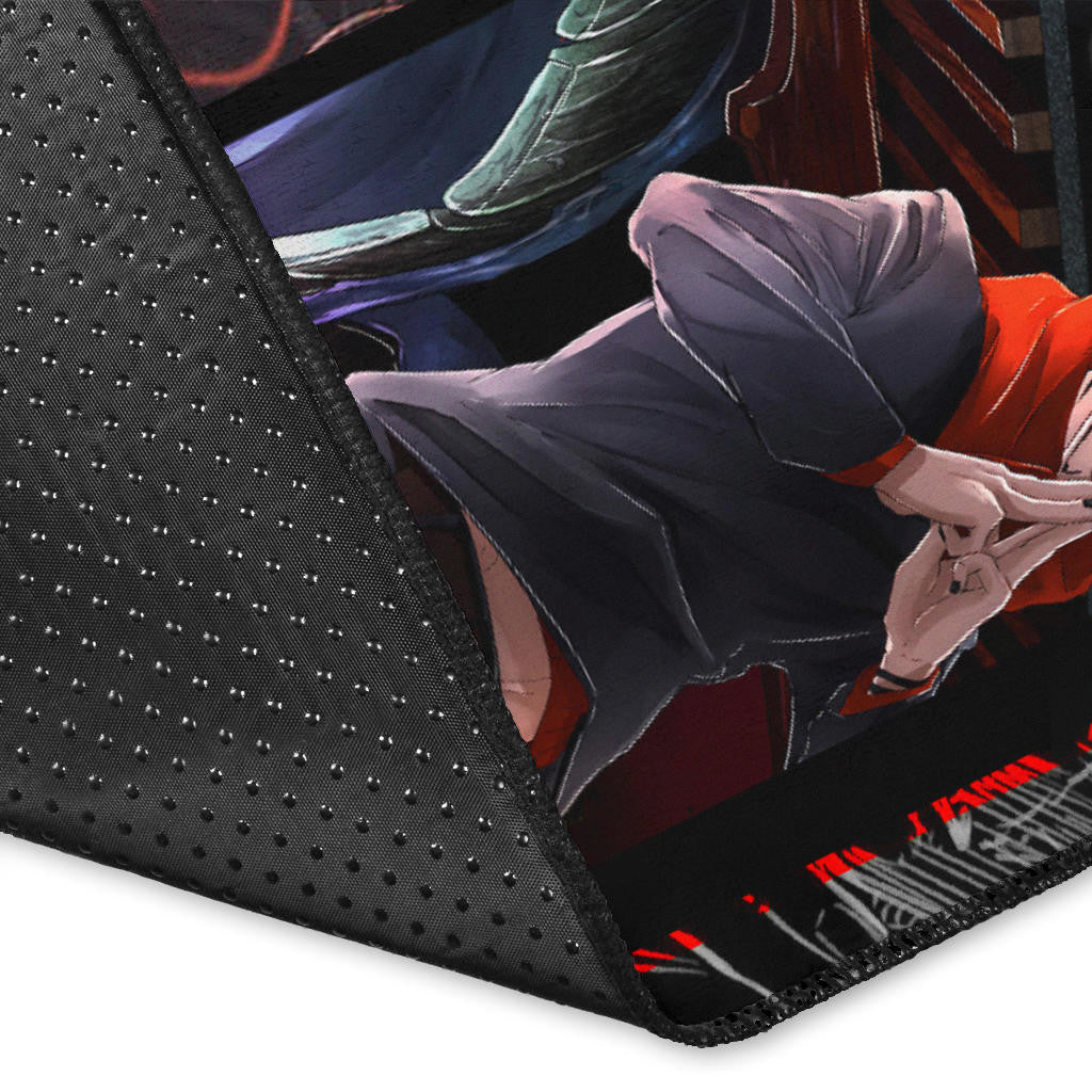 Yuji Itadori And Sukuna Jujutsu Kaisen Area Rug Anime Home Decor Custom For Fans NA040404