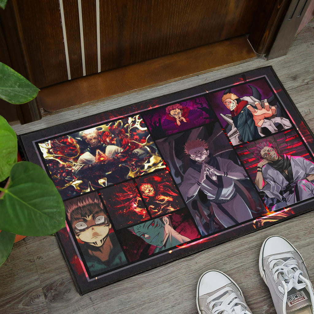 Sukuna Jujutsu Kaisen Door Mat Anime Home Decor Custom For Fans NA040102