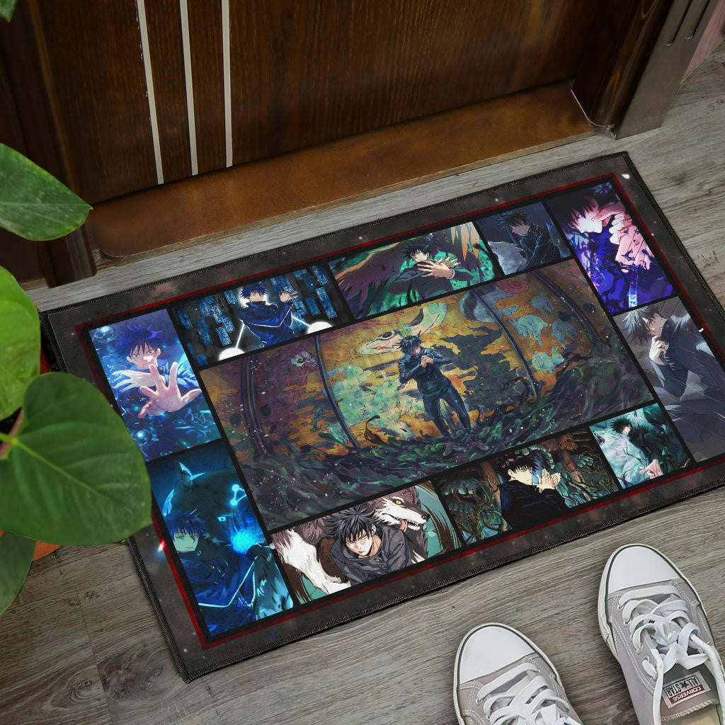 Megumi Fushiguro Jujutsu Kaisen Door Mat Anime Home Decor Custom For Fans NA040401