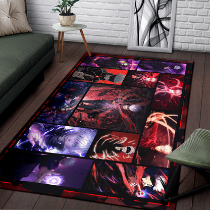 Satoru Gojo Jujutsu Kaisen Area Rug Anime Home Decor Custom For Fans NA040103