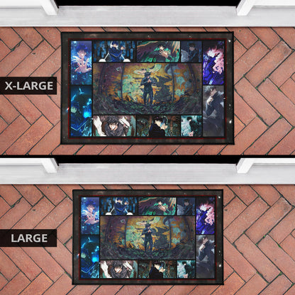 Megumi Fushiguro Jujutsu Kaisen Door Mat Anime Home Decor Custom For Fans NA040401