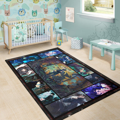 Megumi Fushiguro Jujutsu Kaisen Area Rug Anime Home Decor Custom For Fans NA040401