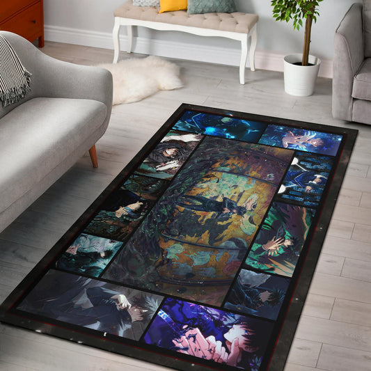 Megumi Fushiguro Jujutsu Kaisen Area Rug Anime Home Decor Custom For Fans NA040401