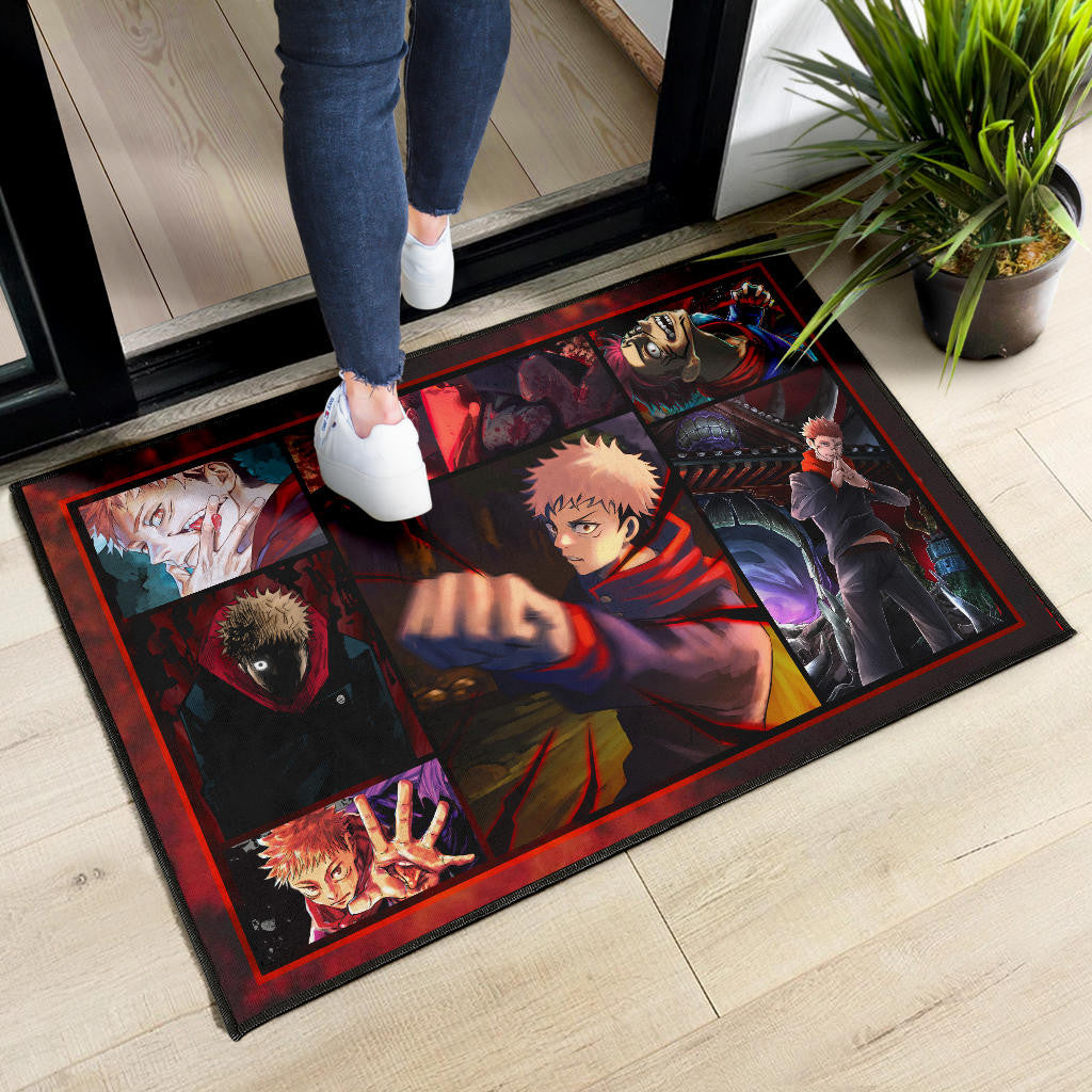 Yuji Itadori Jujutsu Kaisen Door Mat Anime Home Decor Custom For Fans NA040101