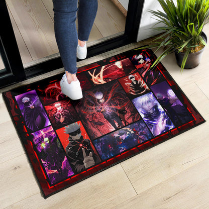Satoru Gojo Jujutsu Kaisen Door Mat Anime Home Decor Custom For Fans NA040103