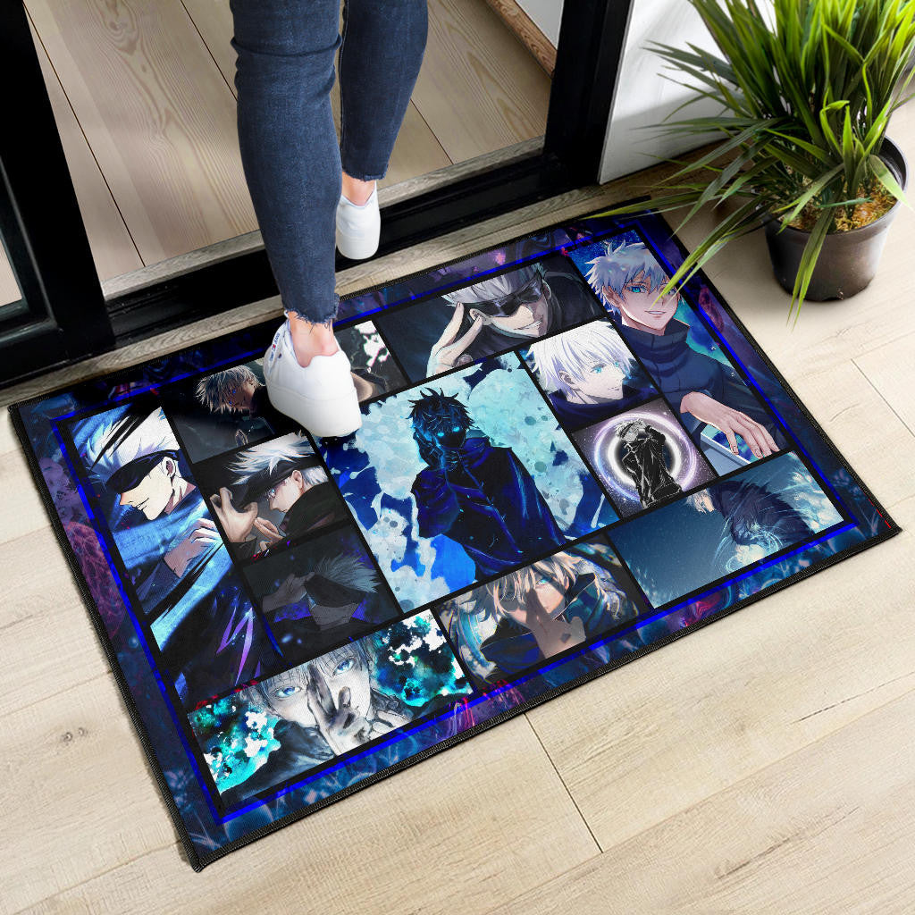 Satoru Gojo Jujutsu Kaisen Door Mat Anime Home Decor Custom For Fans NA040104