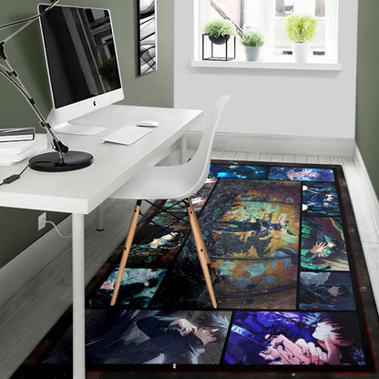 Megumi Fushiguro Jujutsu Kaisen Area Rug Anime Home Decor Custom For Fans NA040401