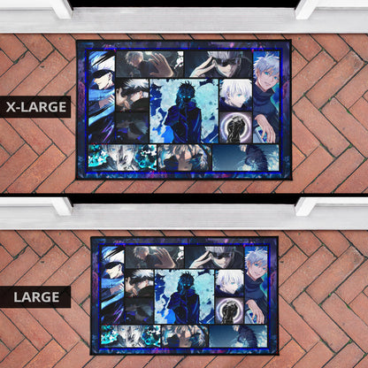 Satoru Gojo Jujutsu Kaisen Door Mat Anime Home Decor Custom For Fans NA040104