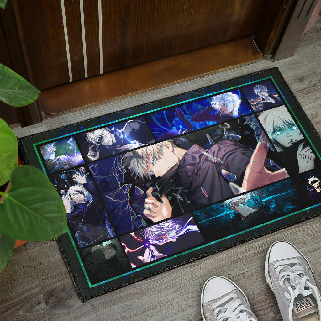 Satoru Gojo Jujutsu Kaisen Door Mat Anime Home Decor Custom For Fans NA040402