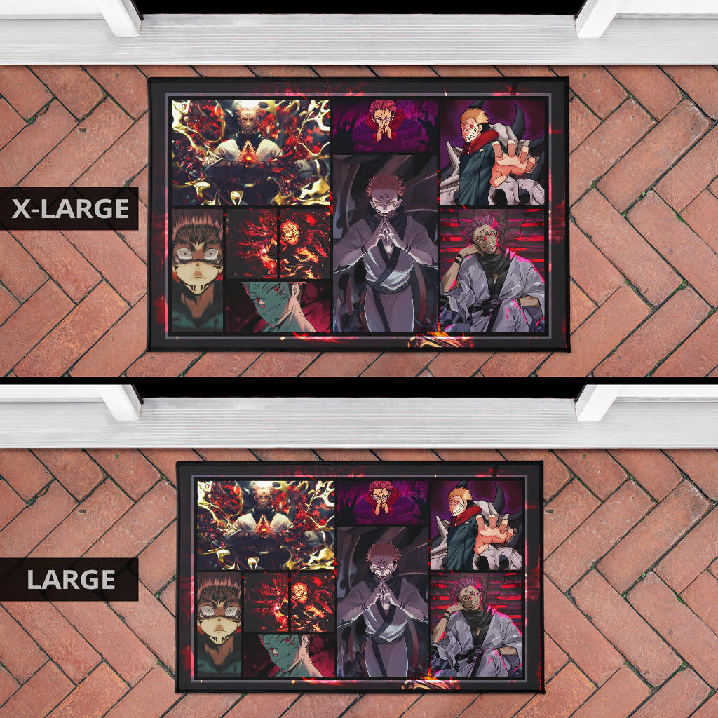 Sukuna Jujutsu Kaisen Door Mat Anime Home Decor Custom For Fans NA040102