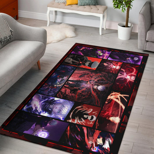 Satoru Gojo Jujutsu Kaisen Area Rug Anime Home Decor Custom For Fans NA040103