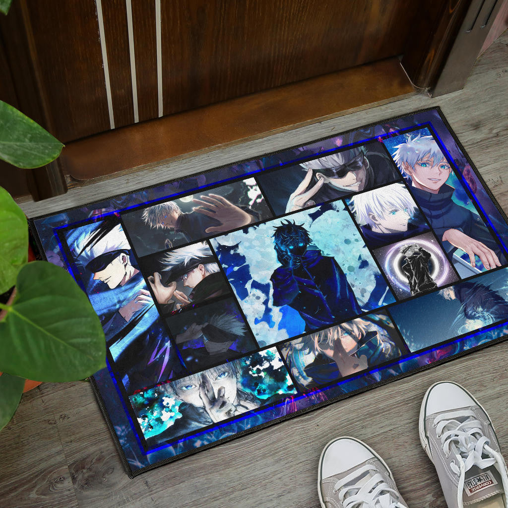 Satoru Gojo Jujutsu Kaisen Door Mat Anime Home Decor Custom For Fans NA040104