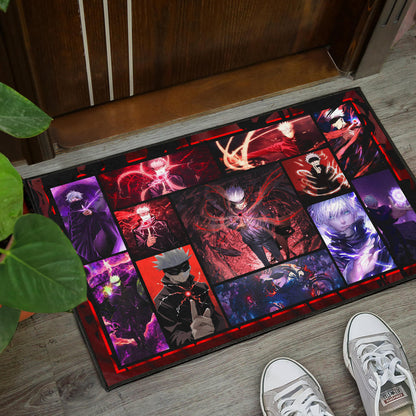 Satoru Gojo Jujutsu Kaisen Door Mat Anime Home Decor Custom For Fans NA040103