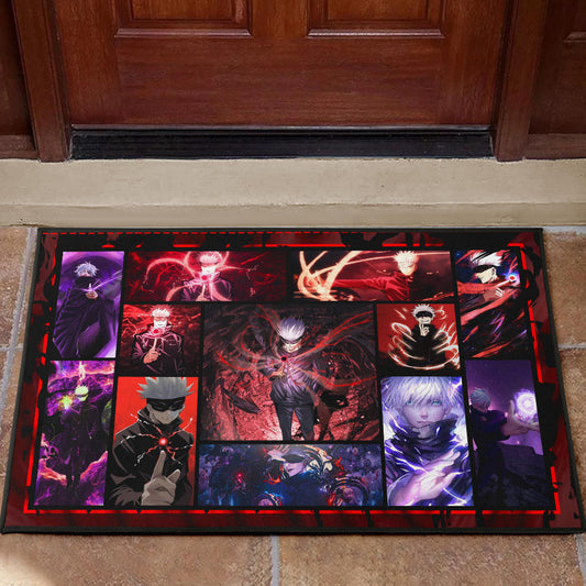 Satoru Gojo Jujutsu Kaisen Door Mat Anime Home Decor Custom For Fans NA040103