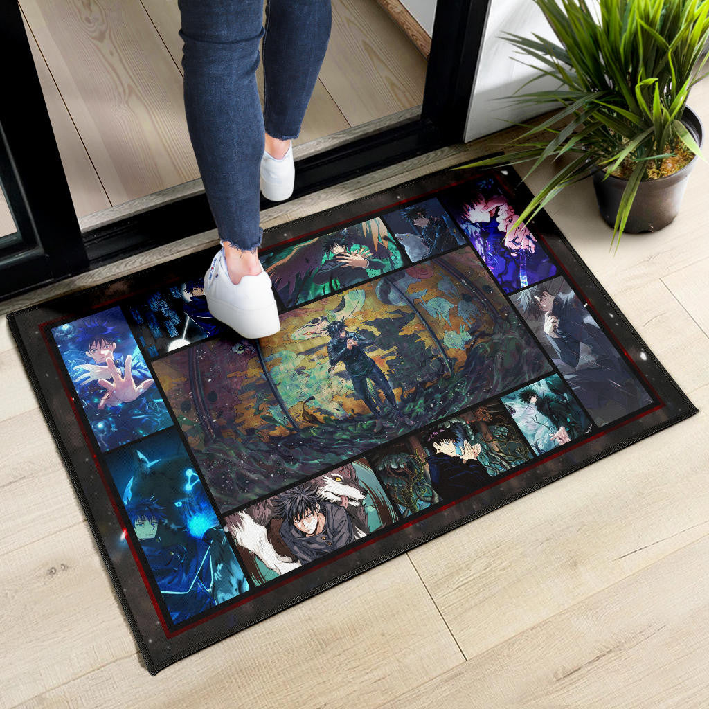 Megumi Fushiguro Jujutsu Kaisen Door Mat Anime Home Decor Custom For Fans NA040401