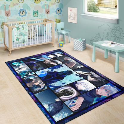 Satoru Gojo Jujutsu Kaisen Area Rug Anime Home Decor Custom For Fans NA040104