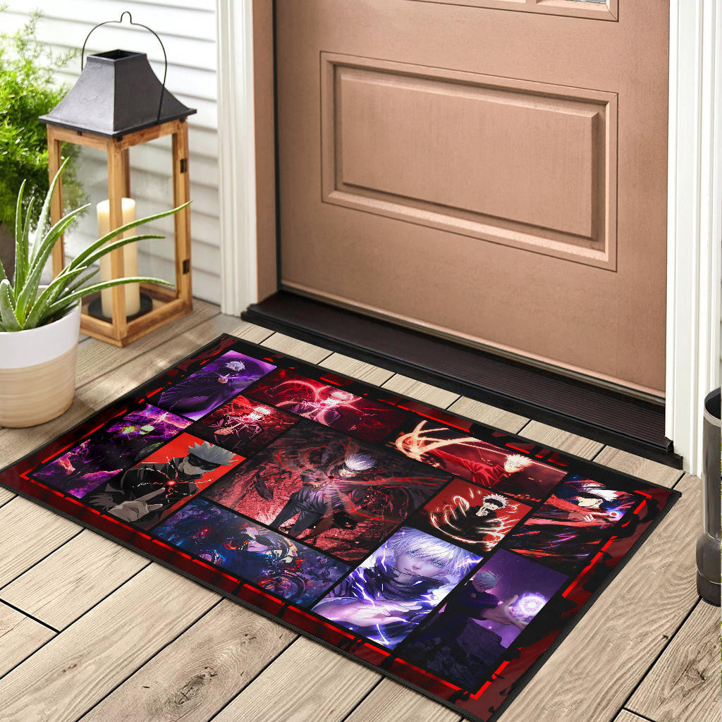 Satoru Gojo Jujutsu Kaisen Door Mat Anime Home Decor Custom For Fans NA040103