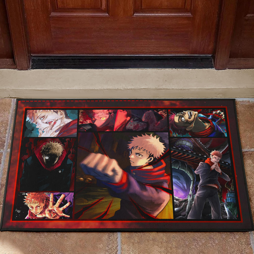 Yuji Itadori Jujutsu Kaisen Door Mat Anime Home Decor Custom For Fans NA040101