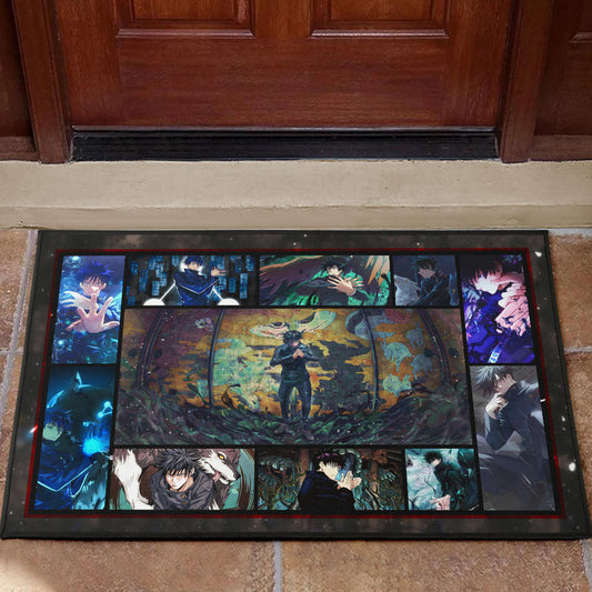 Megumi Fushiguro Jujutsu Kaisen Door Mat Anime Home Decor Custom For Fans NA040401