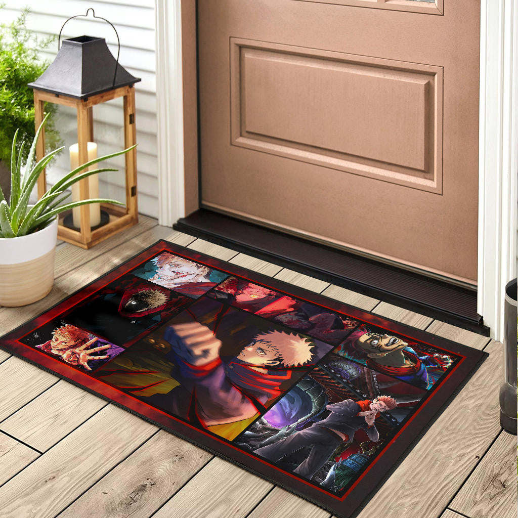 Yuji Itadori Jujutsu Kaisen Door Mat Anime Home Decor Custom For Fans NA040101