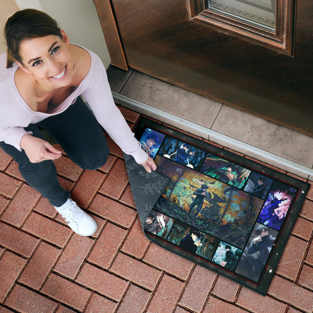Megumi Fushiguro Jujutsu Kaisen Door Mat Anime Home Decor Custom For Fans NA040401