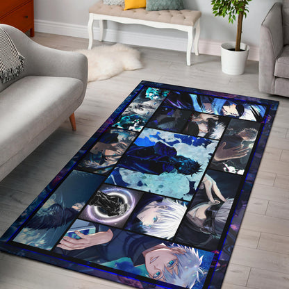 Satoru Gojo Jujutsu Kaisen Area Rug Anime Home Decor Custom For Fans NA040104