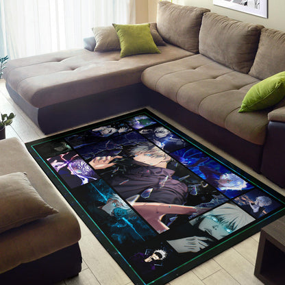 Satoru Gojo Jujutsu Kaisen Area Rug Anime Home Decor Custom For Fans NA040402