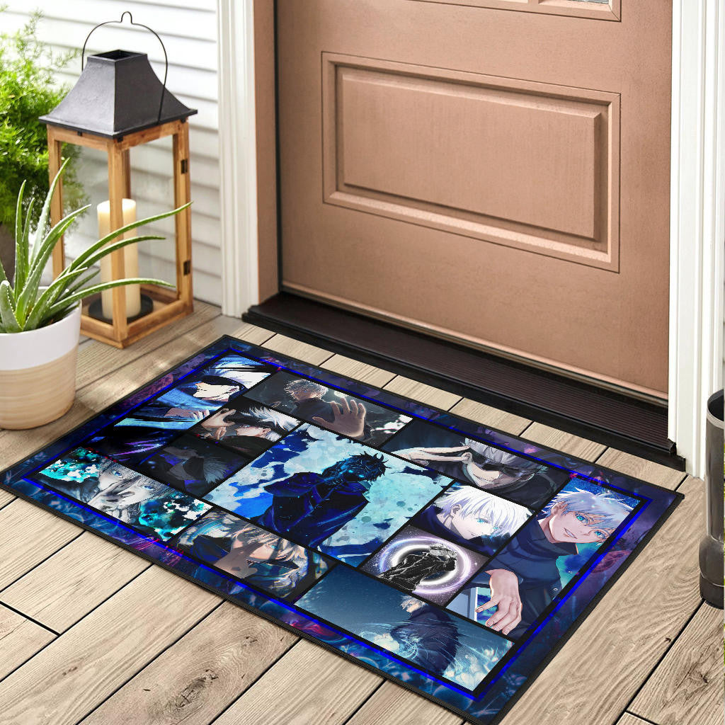 Satoru Gojo Jujutsu Kaisen Door Mat Anime Home Decor Custom For Fans NA040104