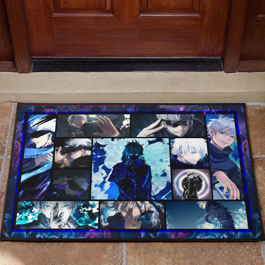 Satoru Gojo Jujutsu Kaisen Door Mat Anime Home Decor Custom For Fans NA040104
