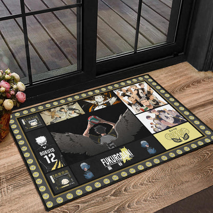 Fukurodani Team Haikyuu Door Mat Anime Home Decor Custom For Fans NA041204