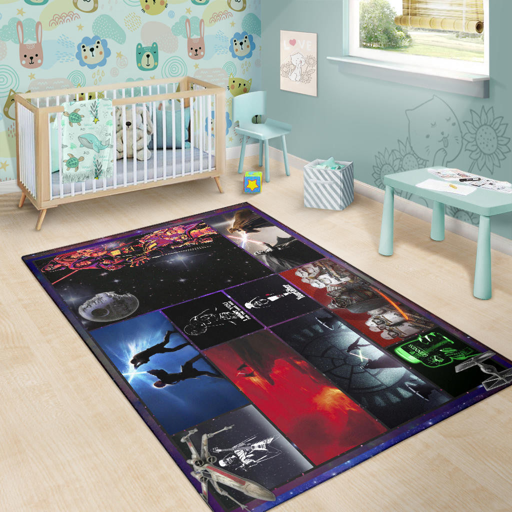 Darth Vader Star Wars Area Rug Movie Home Decor Custom For Fans NT040401