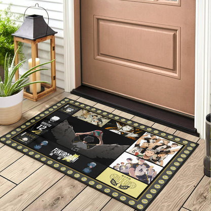 Fukurodani Team Haikyuu Door Mat Anime Home Decor Custom For Fans NA041204