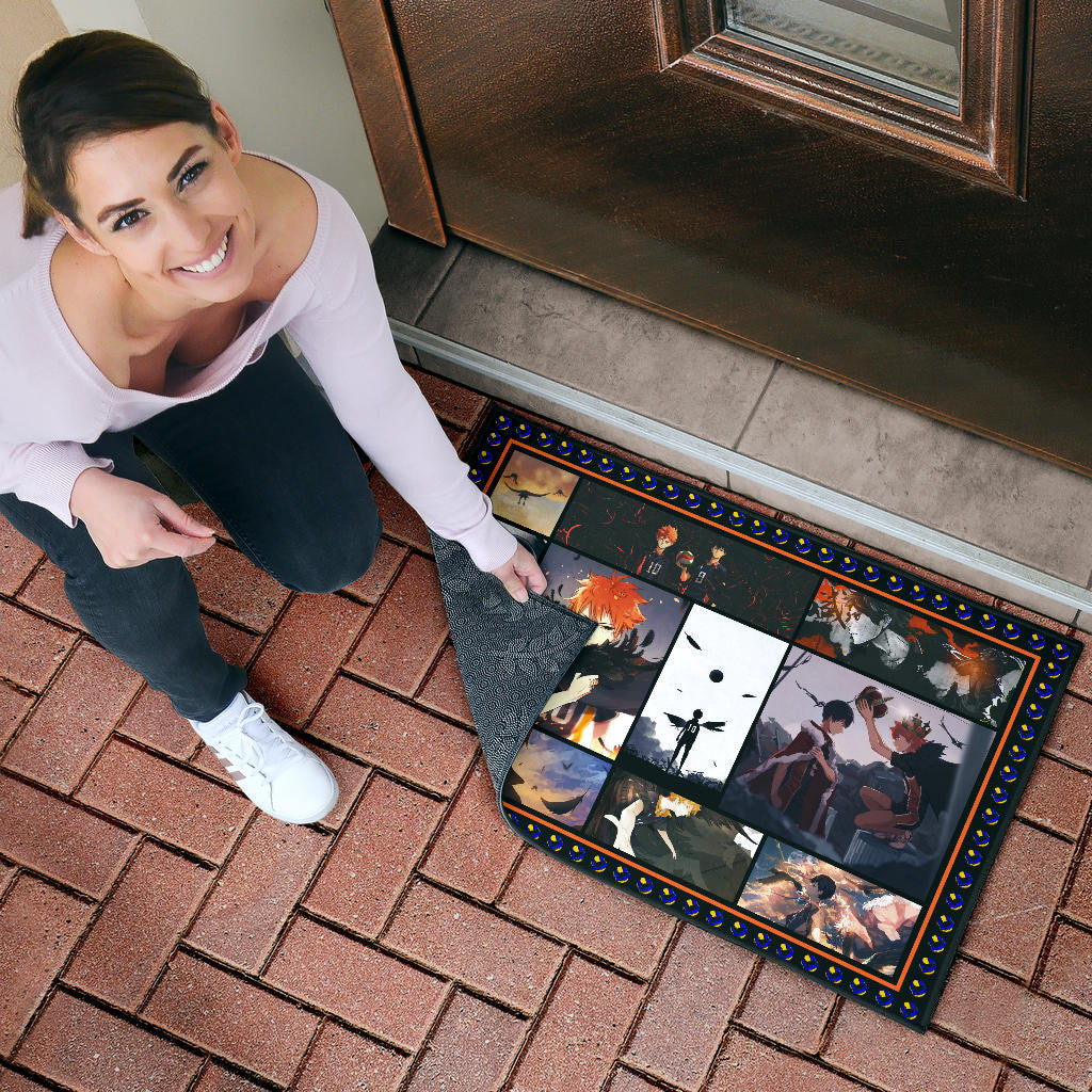 Tobio Kageyama And Shoyo Hinata Haikyuu Door Mat Anime Home Decor Custom For Fans NA041201