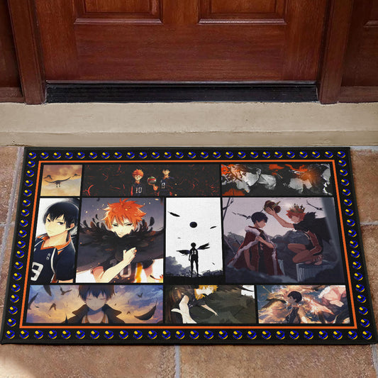 Tobio Kageyama And Shoyo Hinata Haikyuu Door Mat Anime Home Decor Custom For Fans NA041201