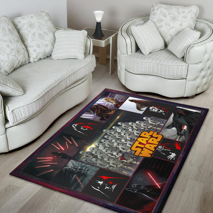 Darth Vader Villians Star Wars Area Rug Movie Home Decor Custom For Fans NT040401