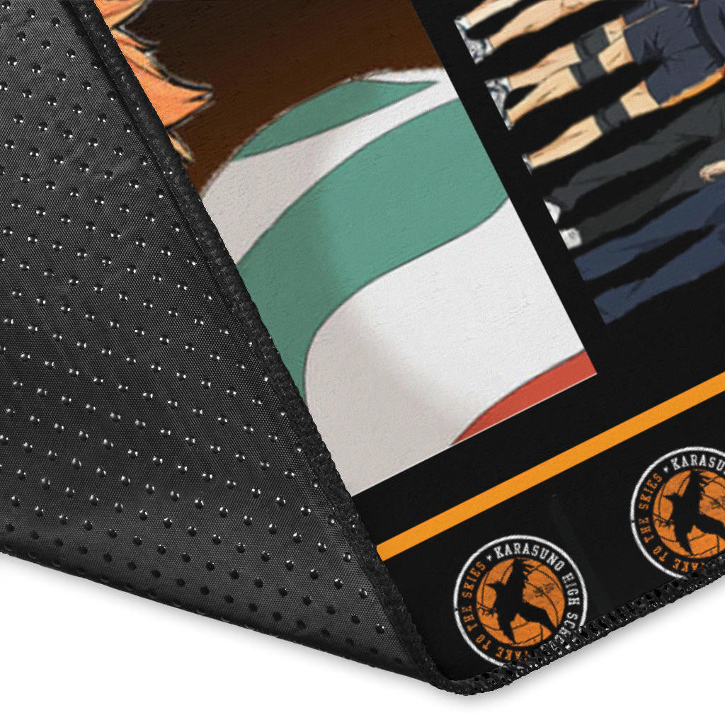 Tobio Kageyama And Shoyo Hinata Haikyuu Area Rug Anime Home Decor Custom For Fans NA041202