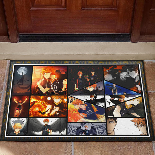 Tobio Kageyama And Shoyo Hinata Fukurodani Haikyuu Door Mat Anime Home Decor Custom For Fans NA041301