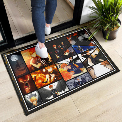 Tobio Kageyama And Shoyo Hinata Fukurodani Haikyuu Door Mat Anime Home Decor Custom For Fans NA041301