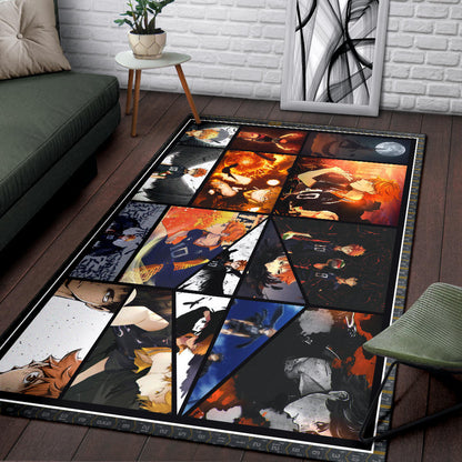 Tobio Kageyama And Shoyo Hinata Fukurodani Haikyuu Area Rug Anime Home Decor Custom For Fans NA041302