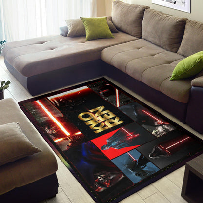 Kylo Ren Star Wars Area Rug Movie Home Decor Custom For Fans NT040404