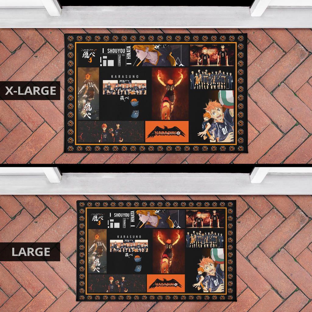 Tobio Kageyama And Shoyo Hinata Haikyuu Door Mat Anime Home Decor Custom For Fans NA041202