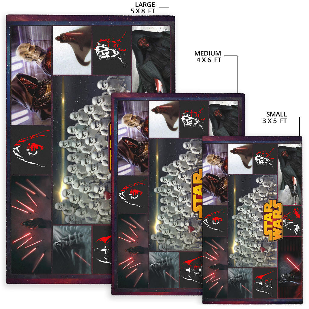 Darth Vader Villians Star Wars Area Rug Movie Home Decor Custom For Fans NT040401