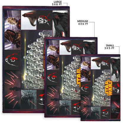 Darth Vader Villians Star Wars Area Rug Movie Home Decor Custom For Fans NT040401