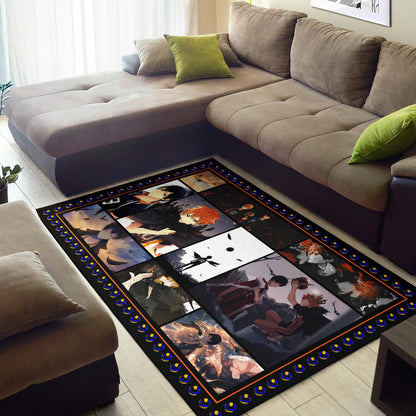 Tobio Kageyama And Shoyo Hinata Haikyuu Area Rug Anime Home Decor Custom For Fans NA041201