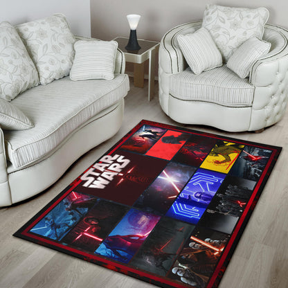 Kylo Ren Star Wars Area Rug Movie Home Decor Custom For Fans NT040402